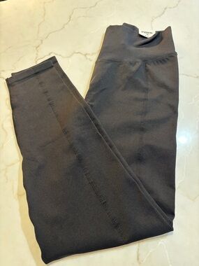 PINK by Victoria Secret Black High-Waist Leggings Size L